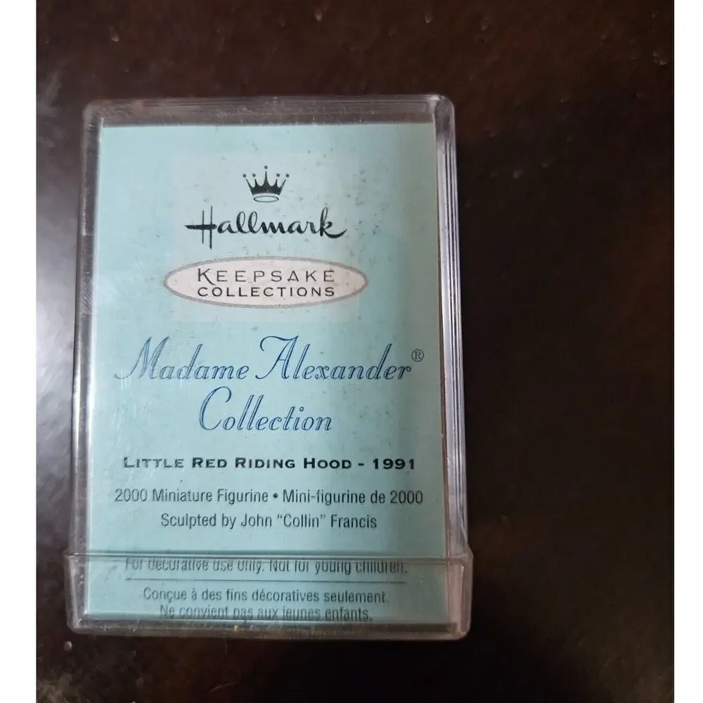 Hallmark Merry Miniatures 2000 Madame Alexander Little Red Riding Hood Doll 1991